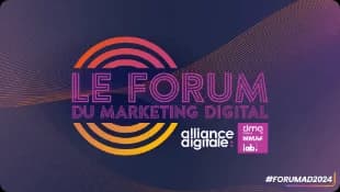 Écran titre du Forum du marketing digital 2024